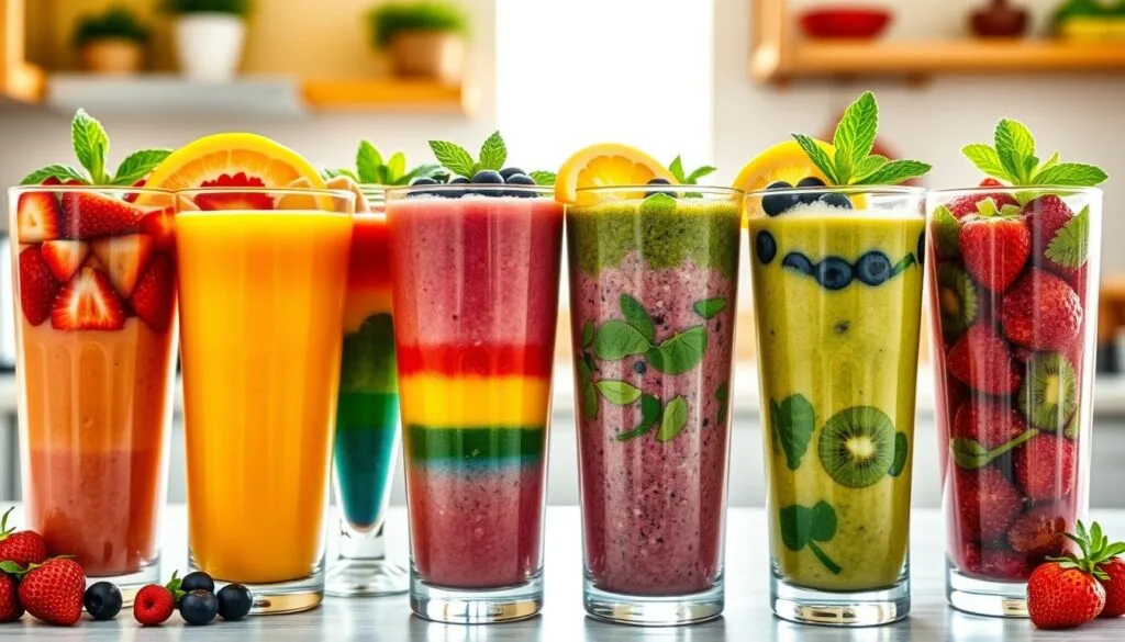 Colorful Fruit Smoothie Recipes Colorful Fruit Smoothie Recipes