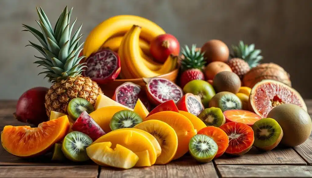 Fresh Tropical Fruits for Salad Fresh Tropical Fruits for Salad