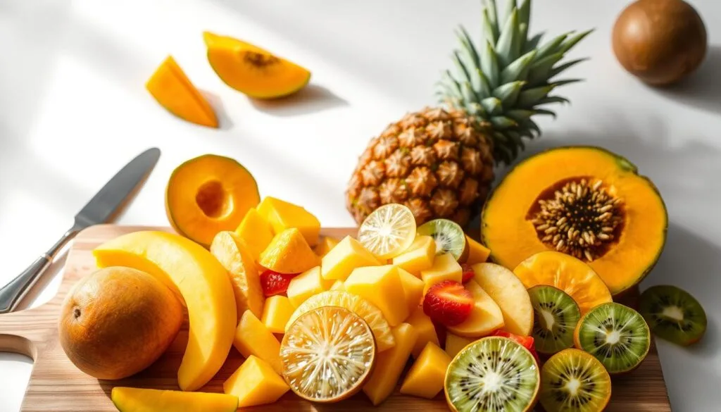 Tropical Fruit Salad Preparation Tropical Fruit Salad Preparation