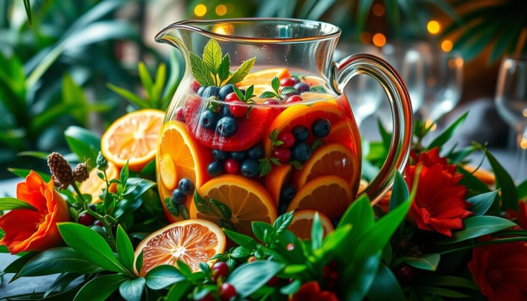 Fruit-Infused Cocktail Jungle Juice