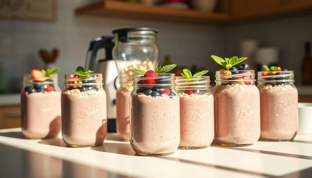 Oatmeal Smoothie Meal Prep Storage