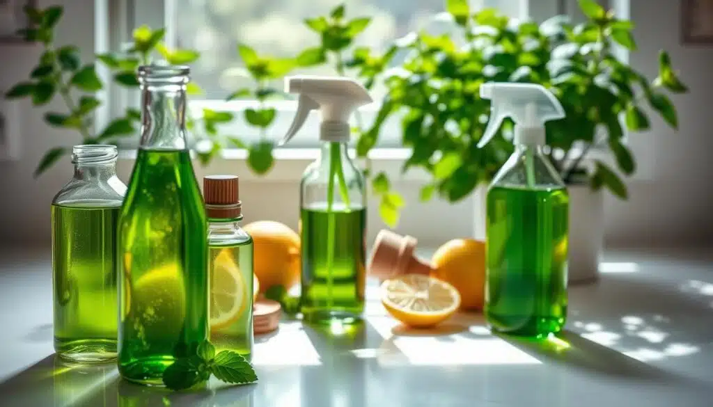 Peppermint Essential Oil Cleaning Solutions