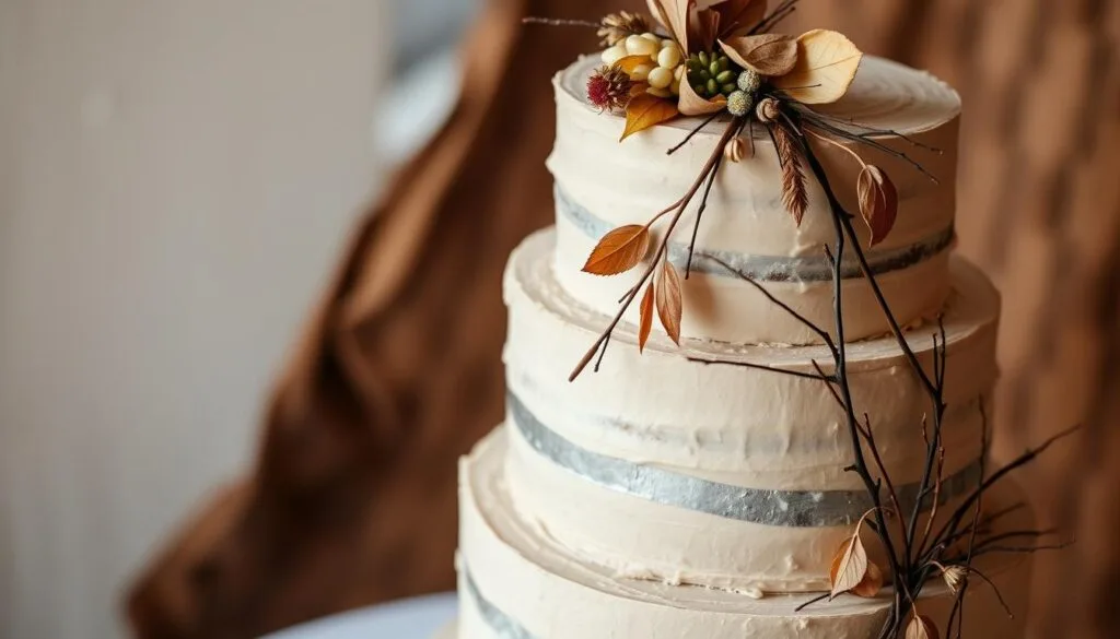 Rustic Wedding Cake Textures