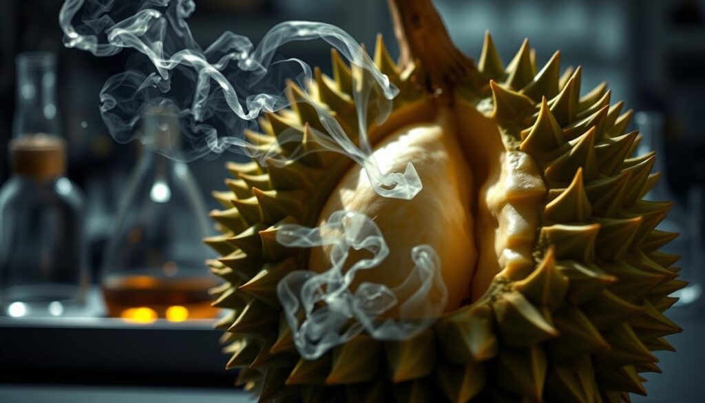 Durian stinky fruit aroma analysis