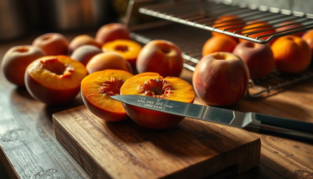 Grilled Peaches Preparation