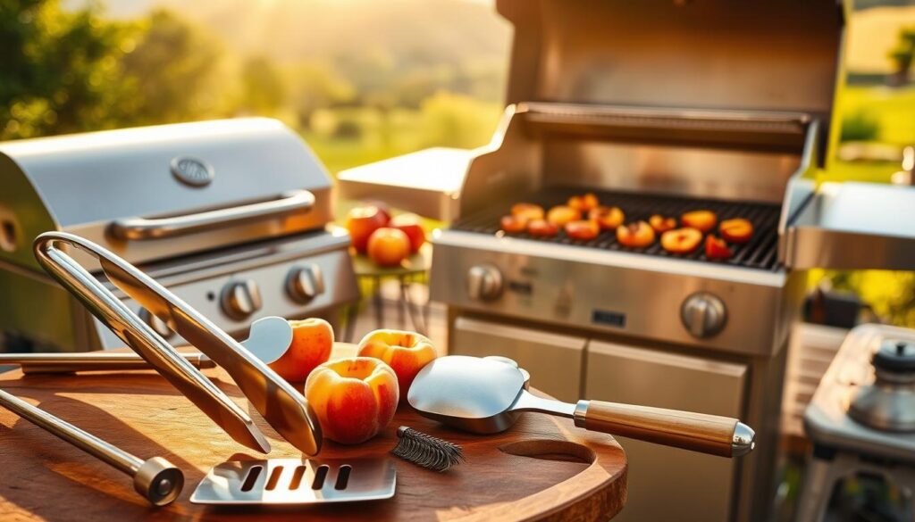Grilling Equipment for Stone Fruits