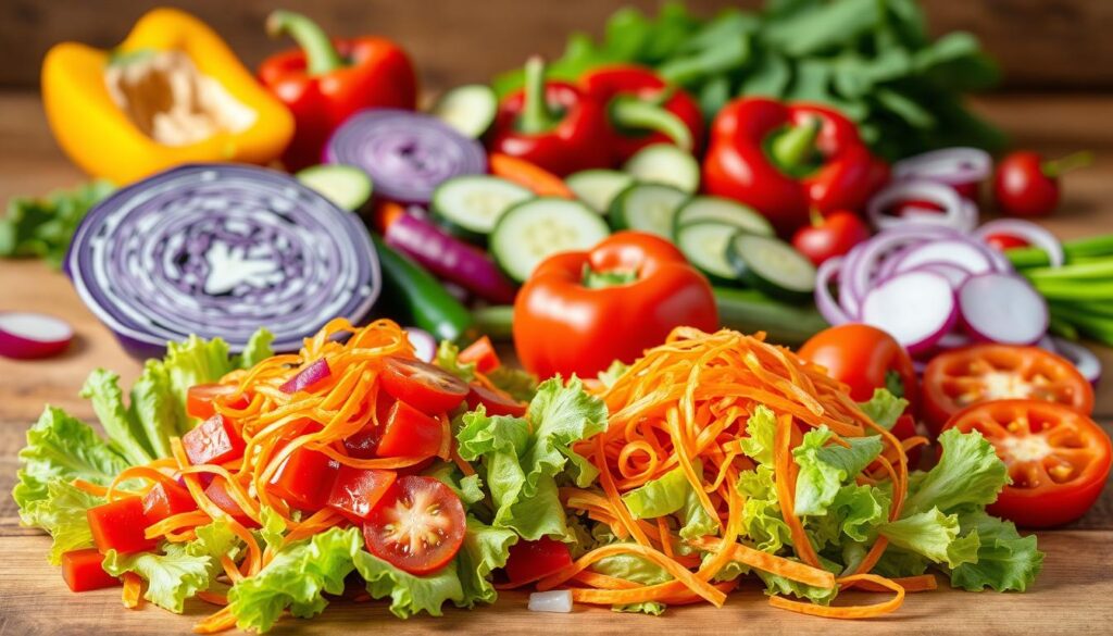 Hawaiian Mac Salad Vegetables