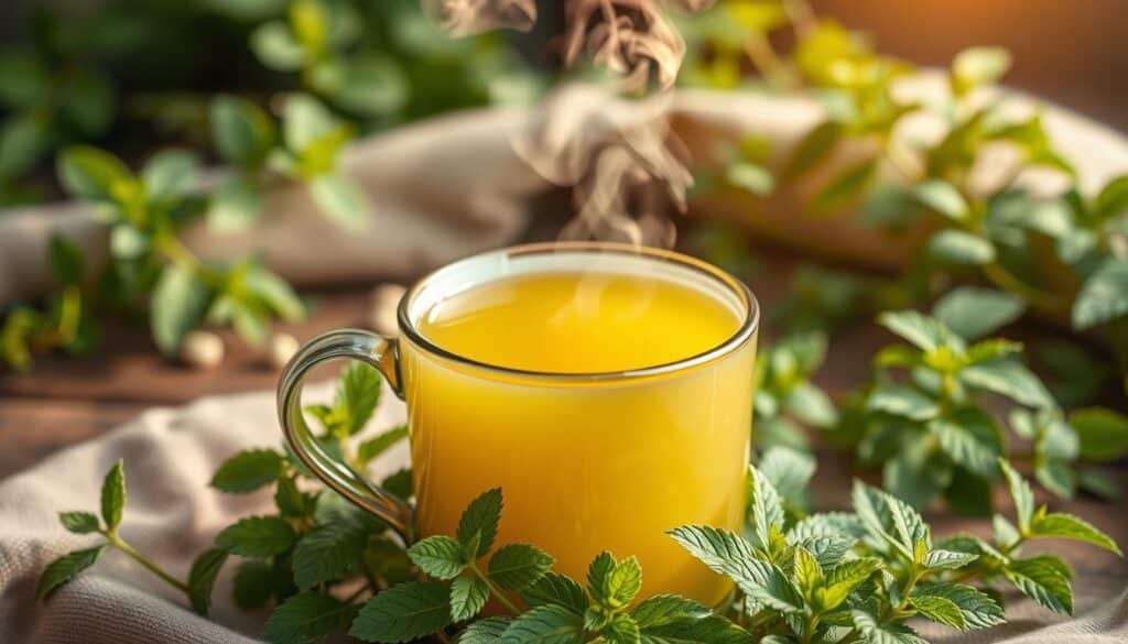 Lemon Balm Tea for Stress Relief