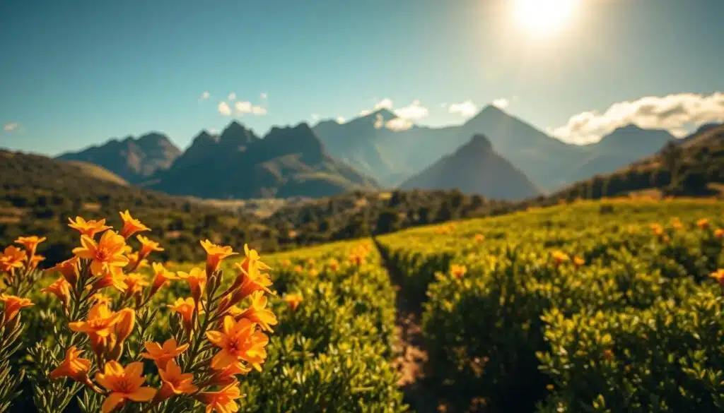 South African Honeybush Tea Landscape
