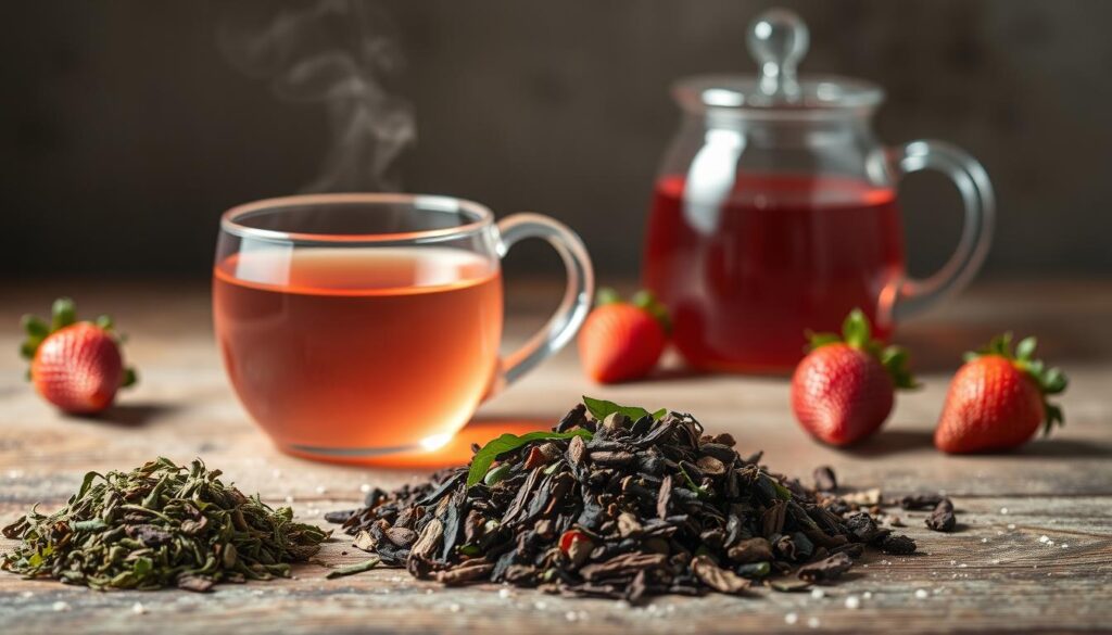 Strawberry tea base selection