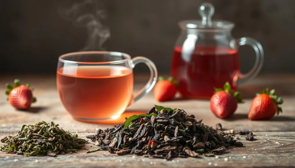 Strawberry tea base selection