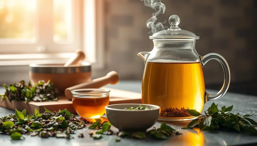 Tulsi Tea Preparation