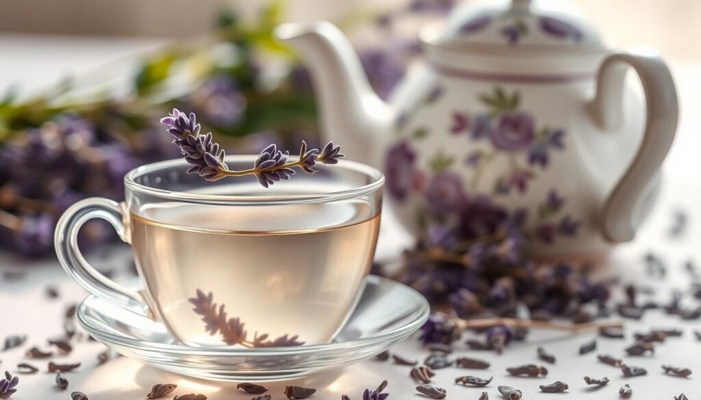 calming lavender tea