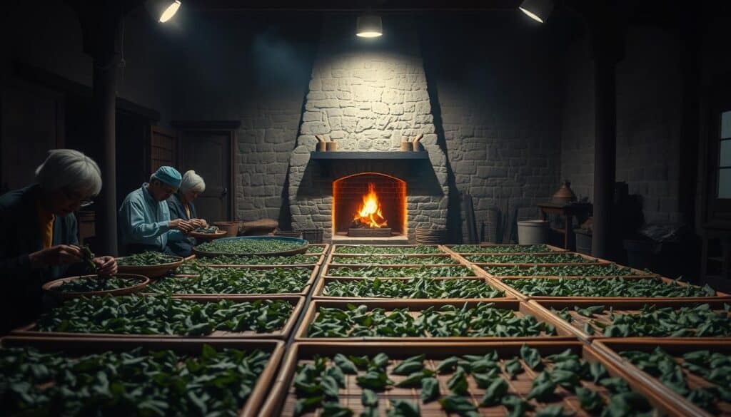 oolong tea processing