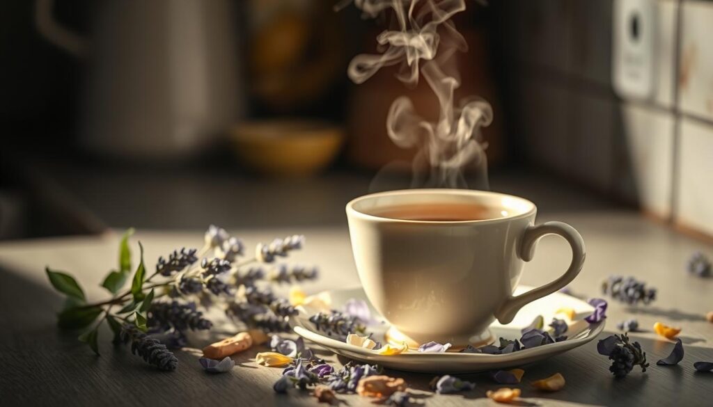 Lavender and Lemon Balm Herbal Tea Lavender and Lemon Balm Herbal Tea