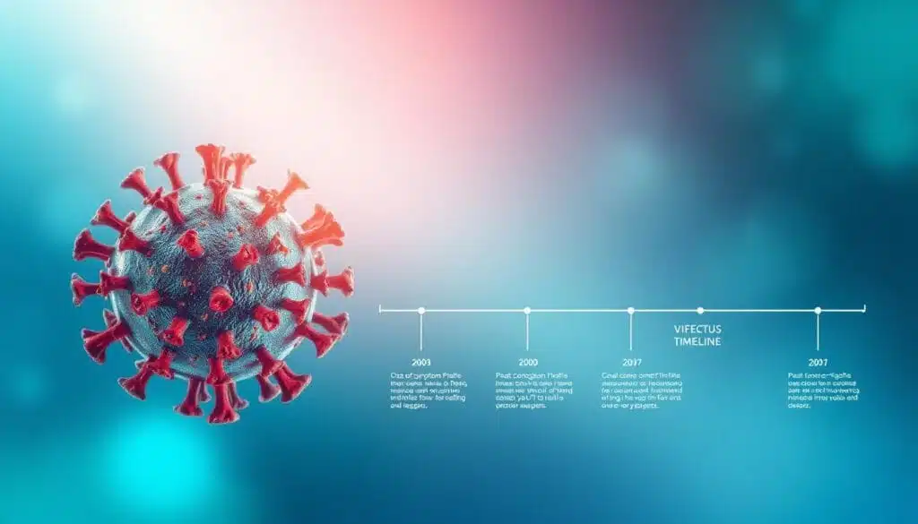 Cold Virus Infection Timeline