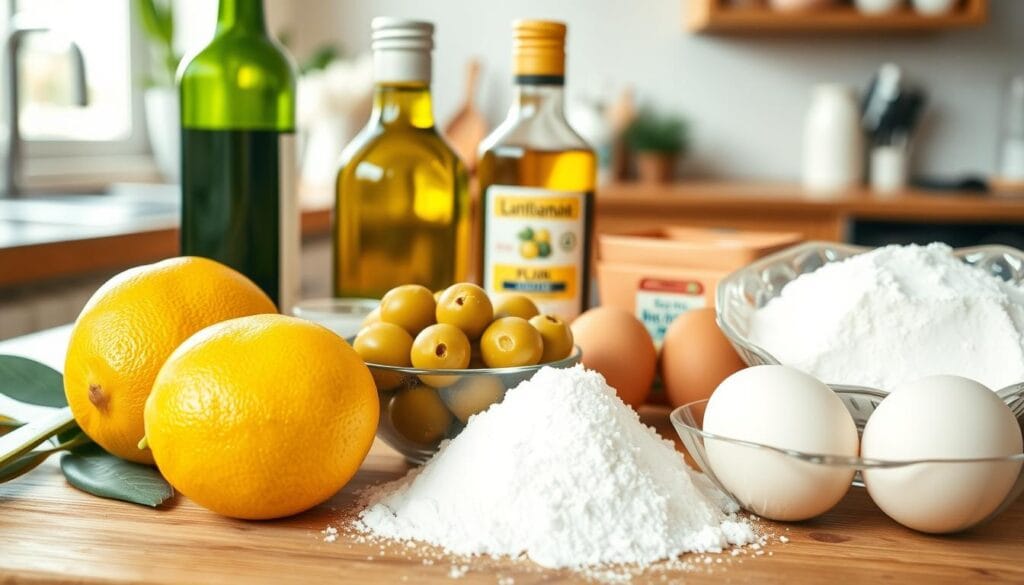 Lemon Olive Oil Cake Ingredients