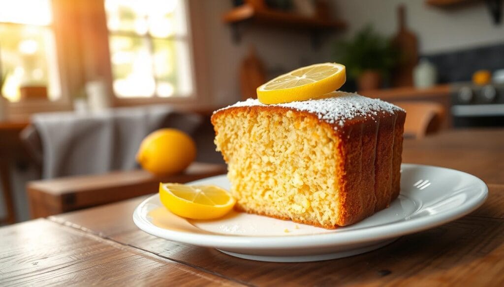 Lemon Olive Oil Cake Slice