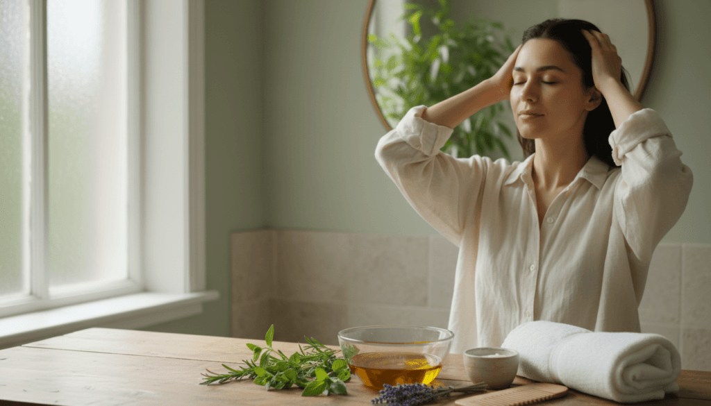 Argan Oil hair treatment preparation