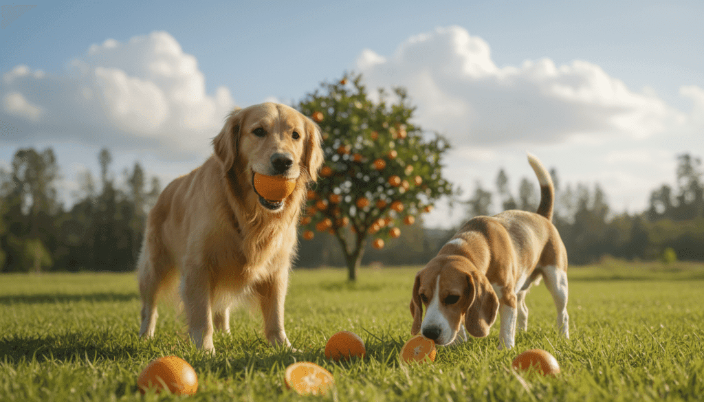 Dogs Eat Oranges