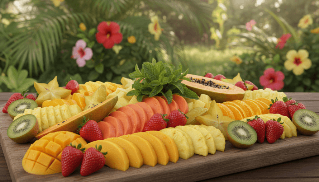 Tropical Fruit Platter Arrangement