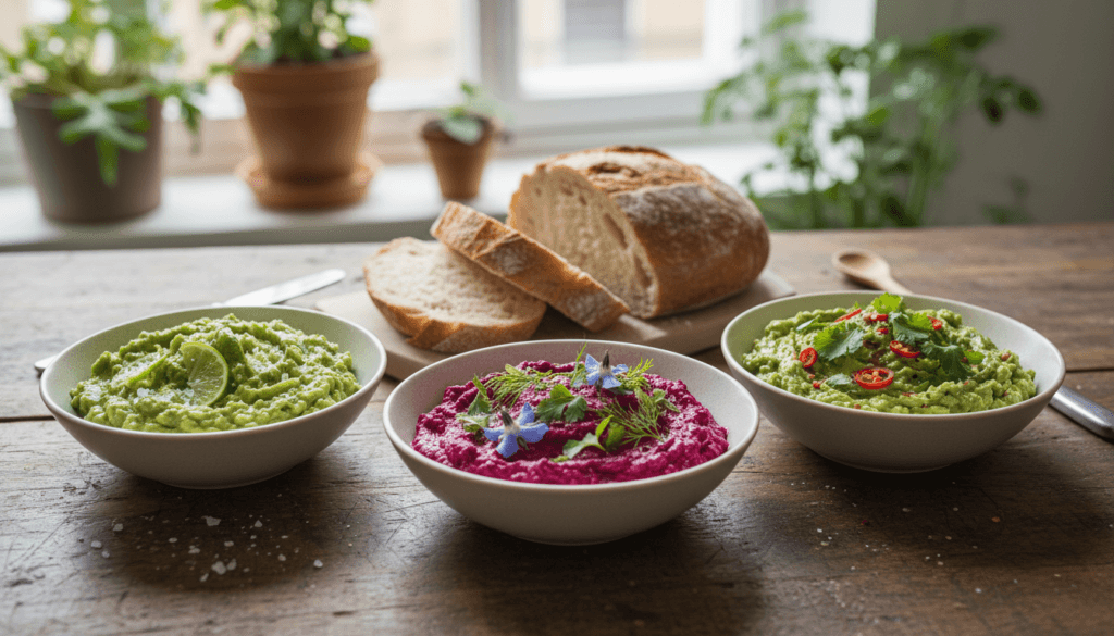 creative avocado spread variations