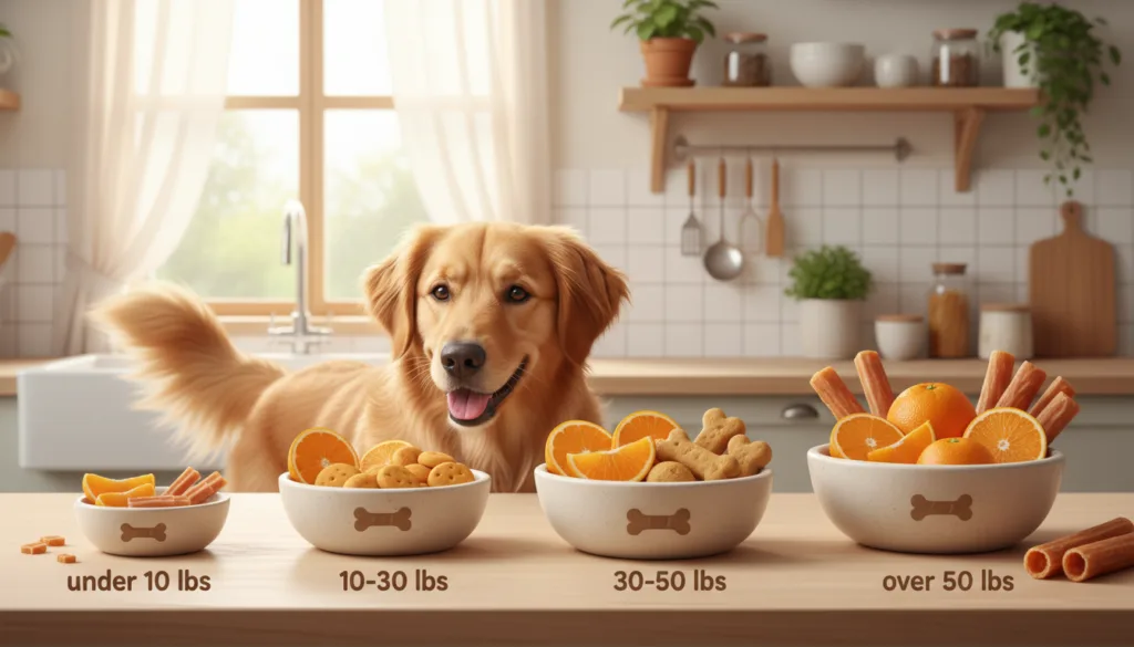 dog weight portions for orange treats dog weight portions for orange treats