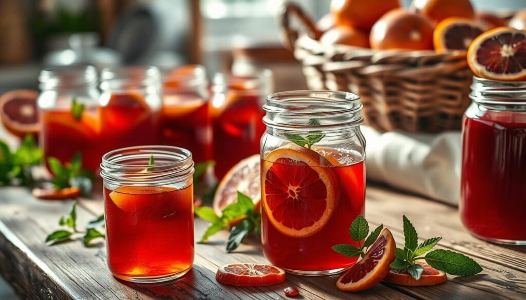 storing simple syrup in glass jars for blood orange drinks storing simple syrup in glass jars for blood orange drinks