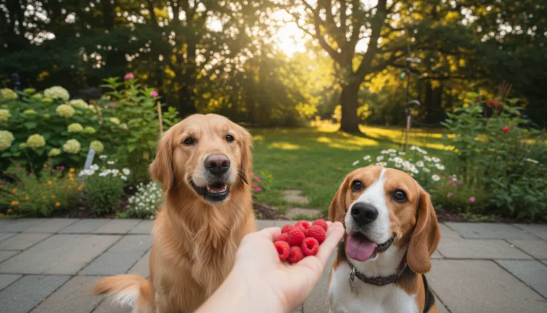 Dogs Eat Raspberries