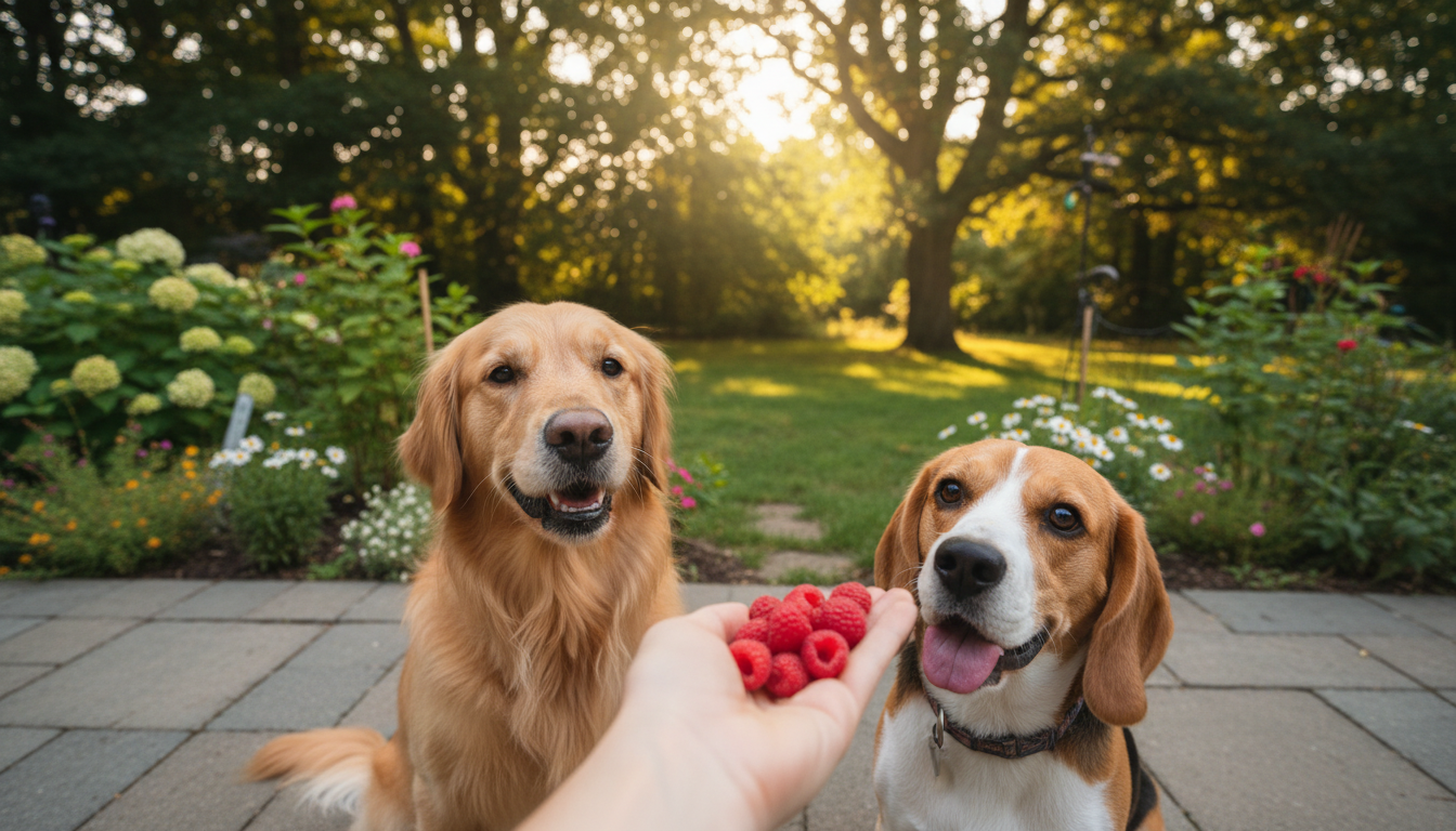 Dogs Eat Raspberries