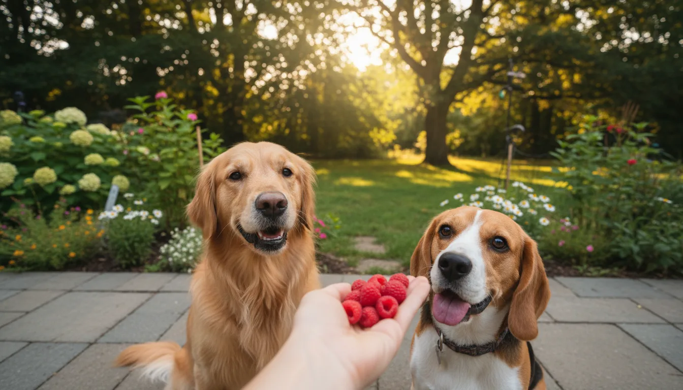Dogs Eat Raspberries